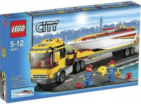 LEGO City Power Boat Transporter - 4643B